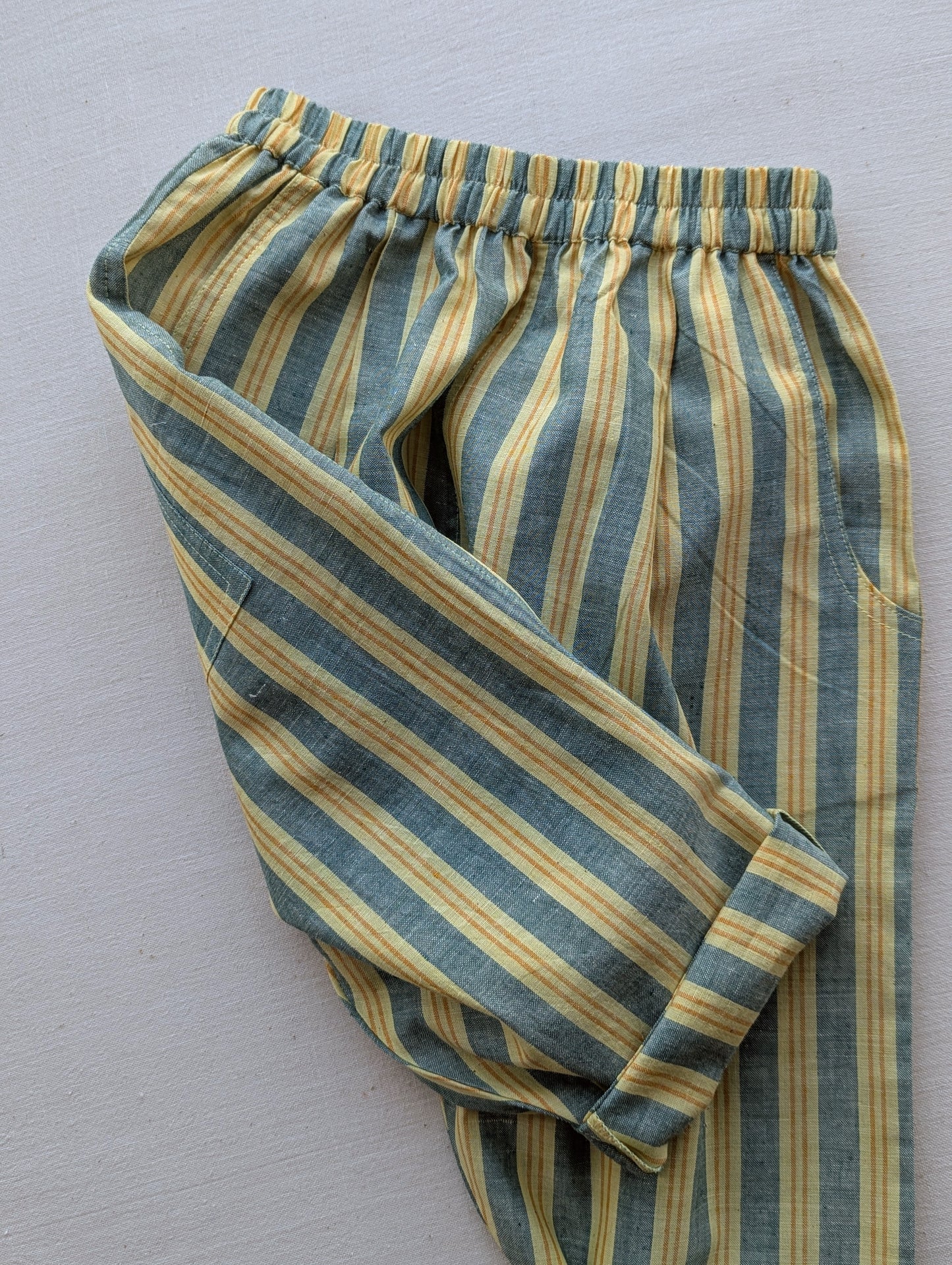 Basant Stripes Kurma Kids Trousers