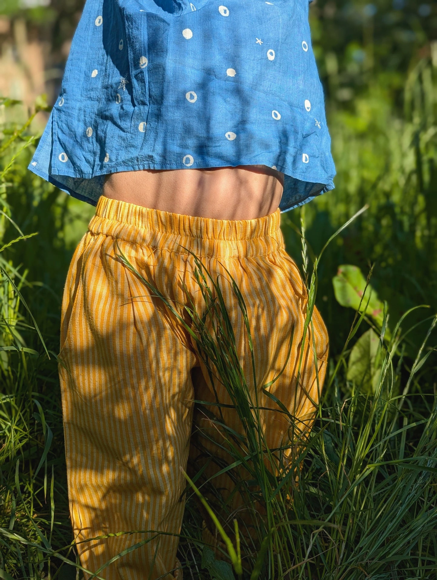 Mango Pop Stripes Kurma Kids Trousers