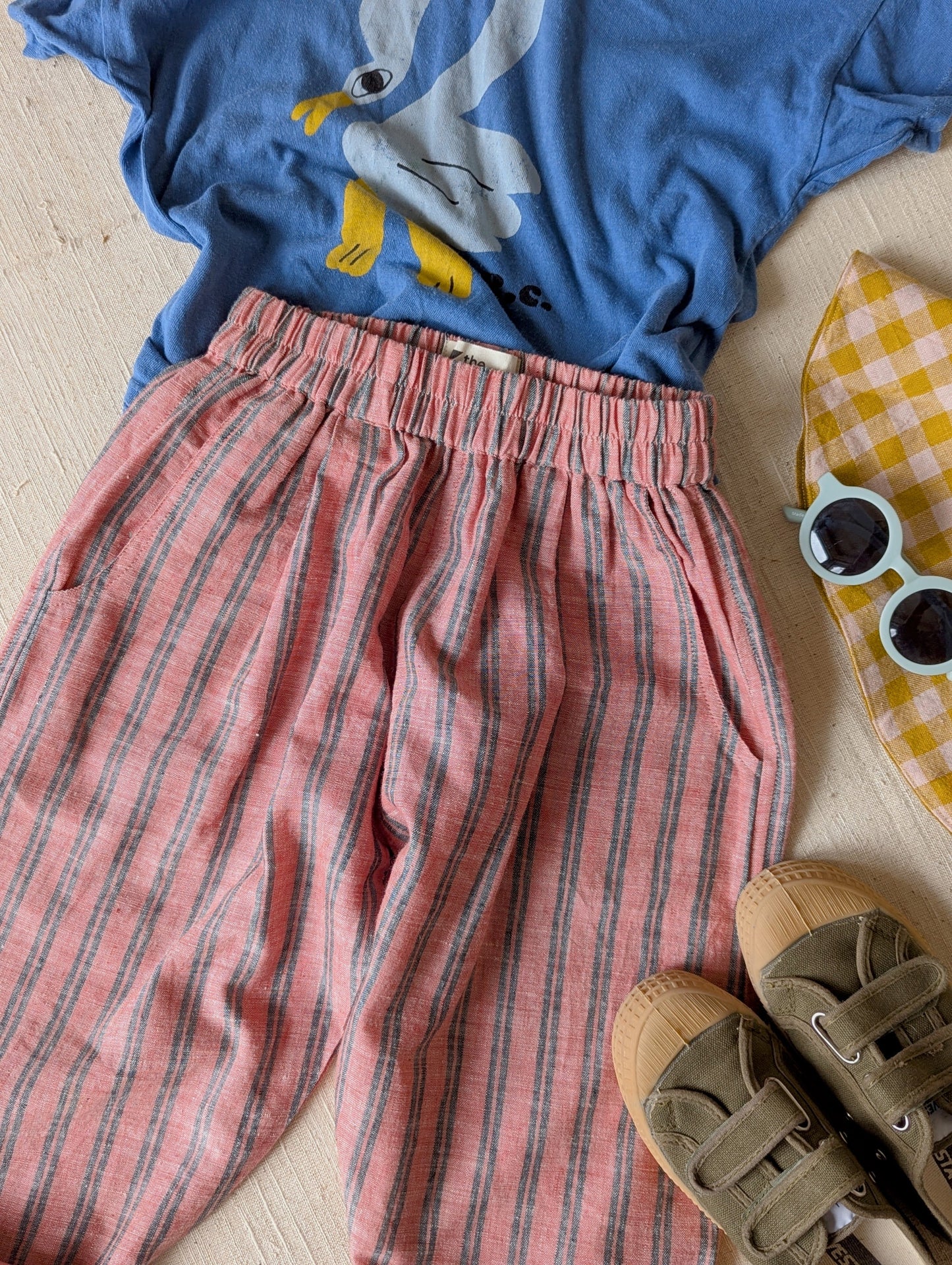 Kulfi Stripes Kurma Kids Trousers