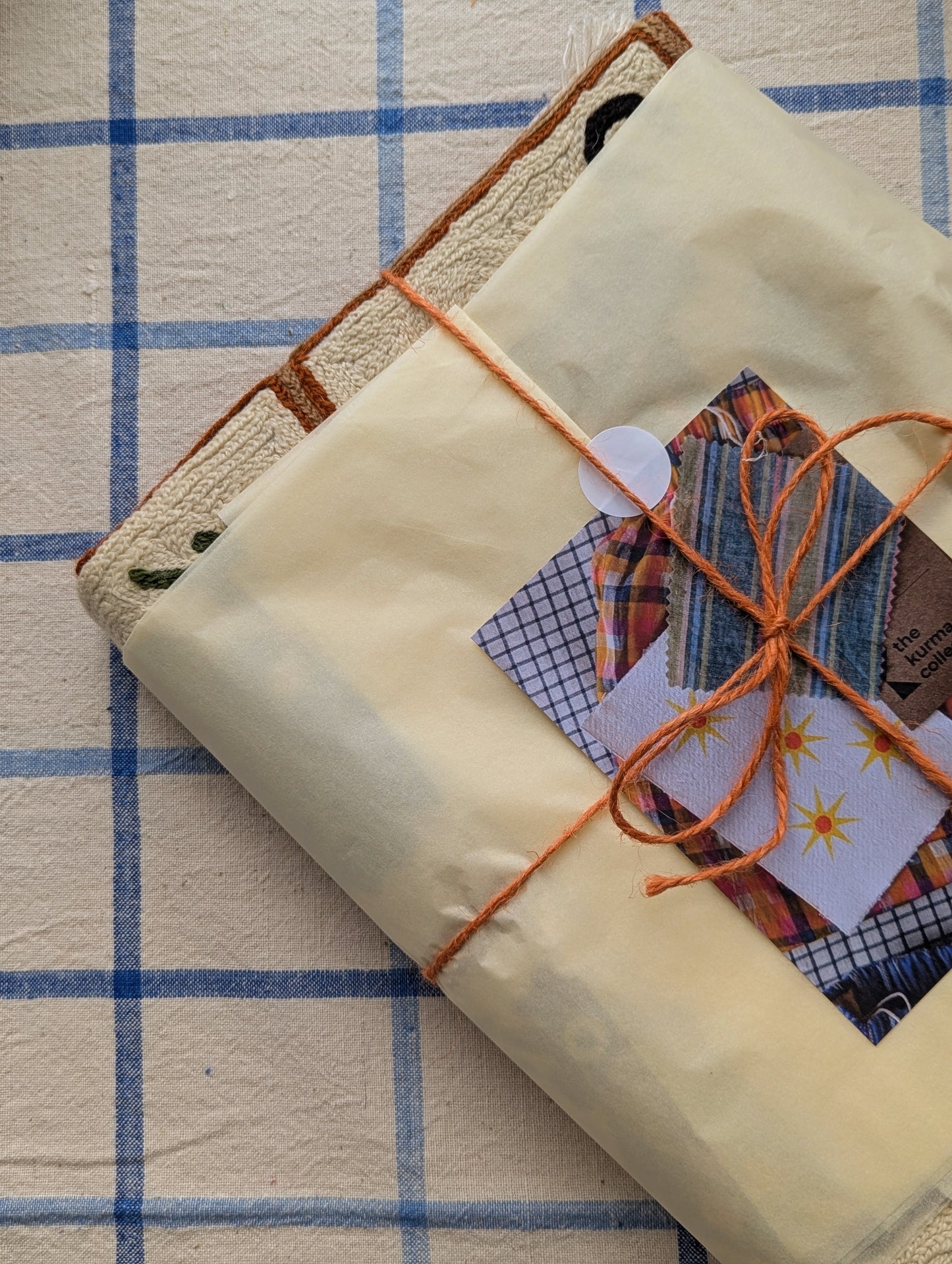 Tapestry Hand Crewel Embroidery ABC - 'Sunehri'