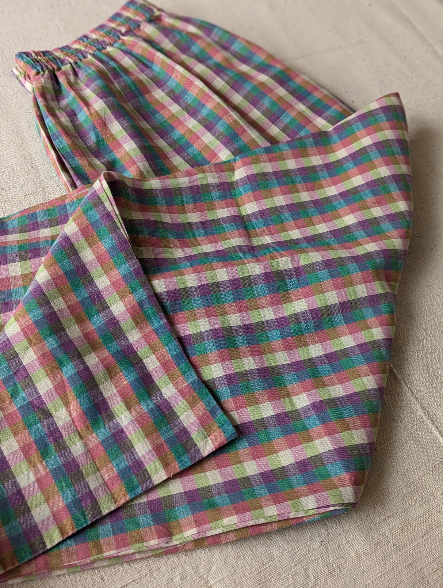 Women's Mala Trousers in Summer Berry Checks
