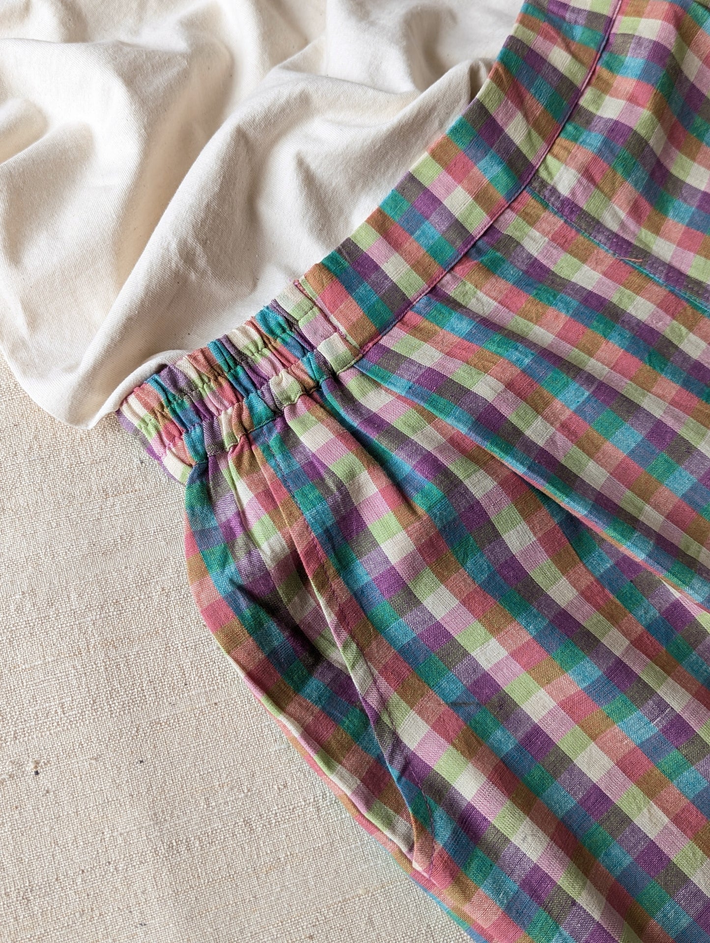 Women's Mala Trousers in Summer Berry Checks