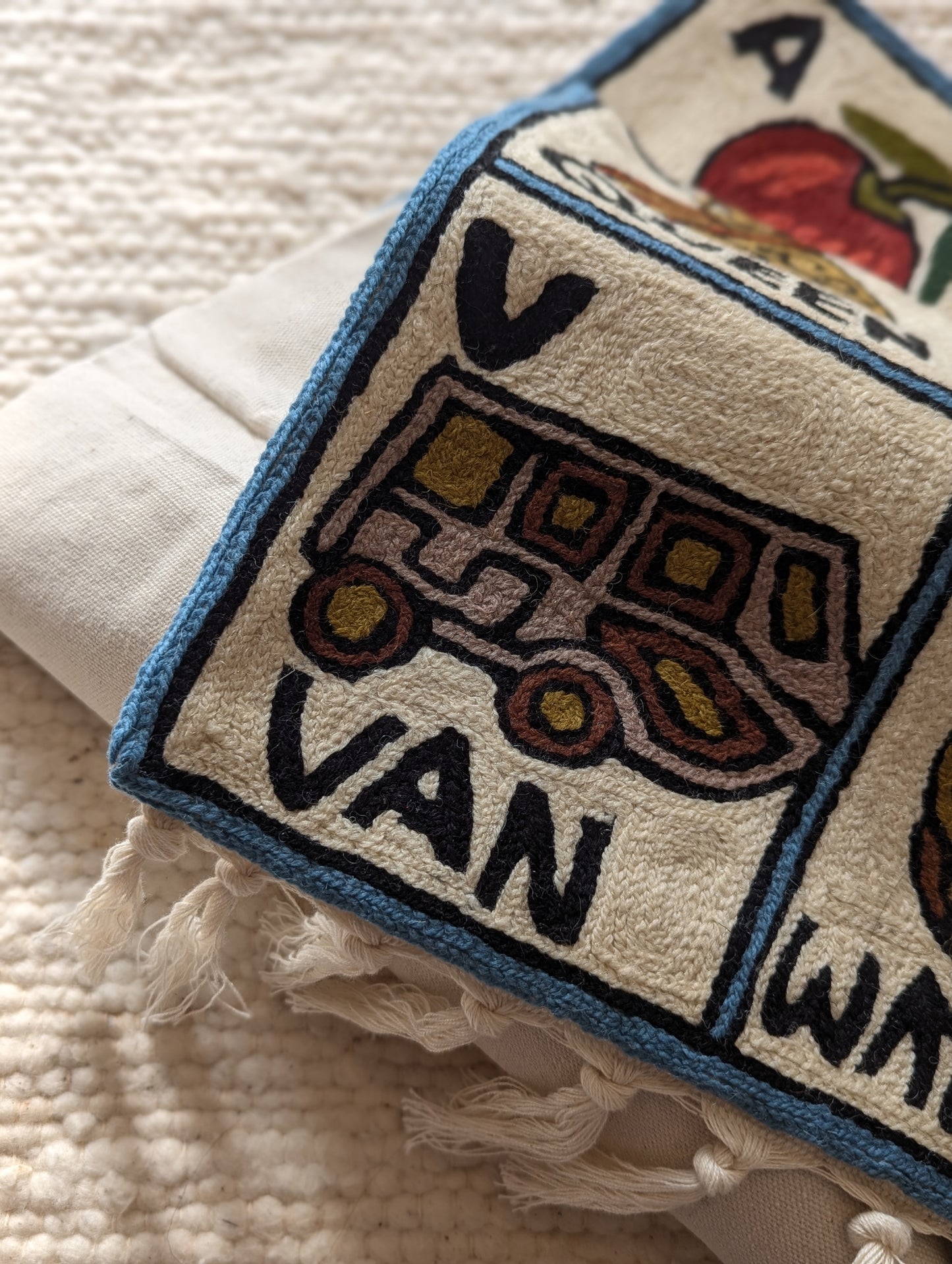 Tapestry Hand Crewel Embroidery ABC - 'Chaandi'