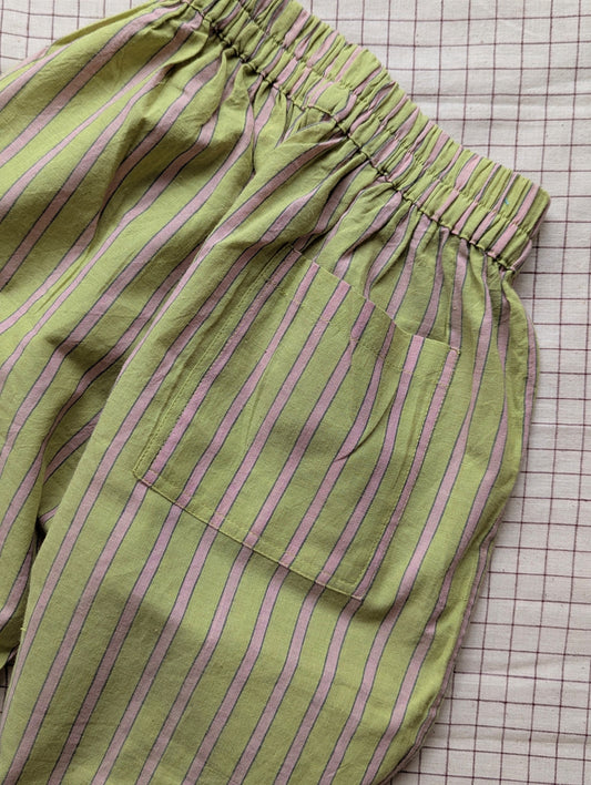 NEW Matcha Stripes Kurma Kids Trousers