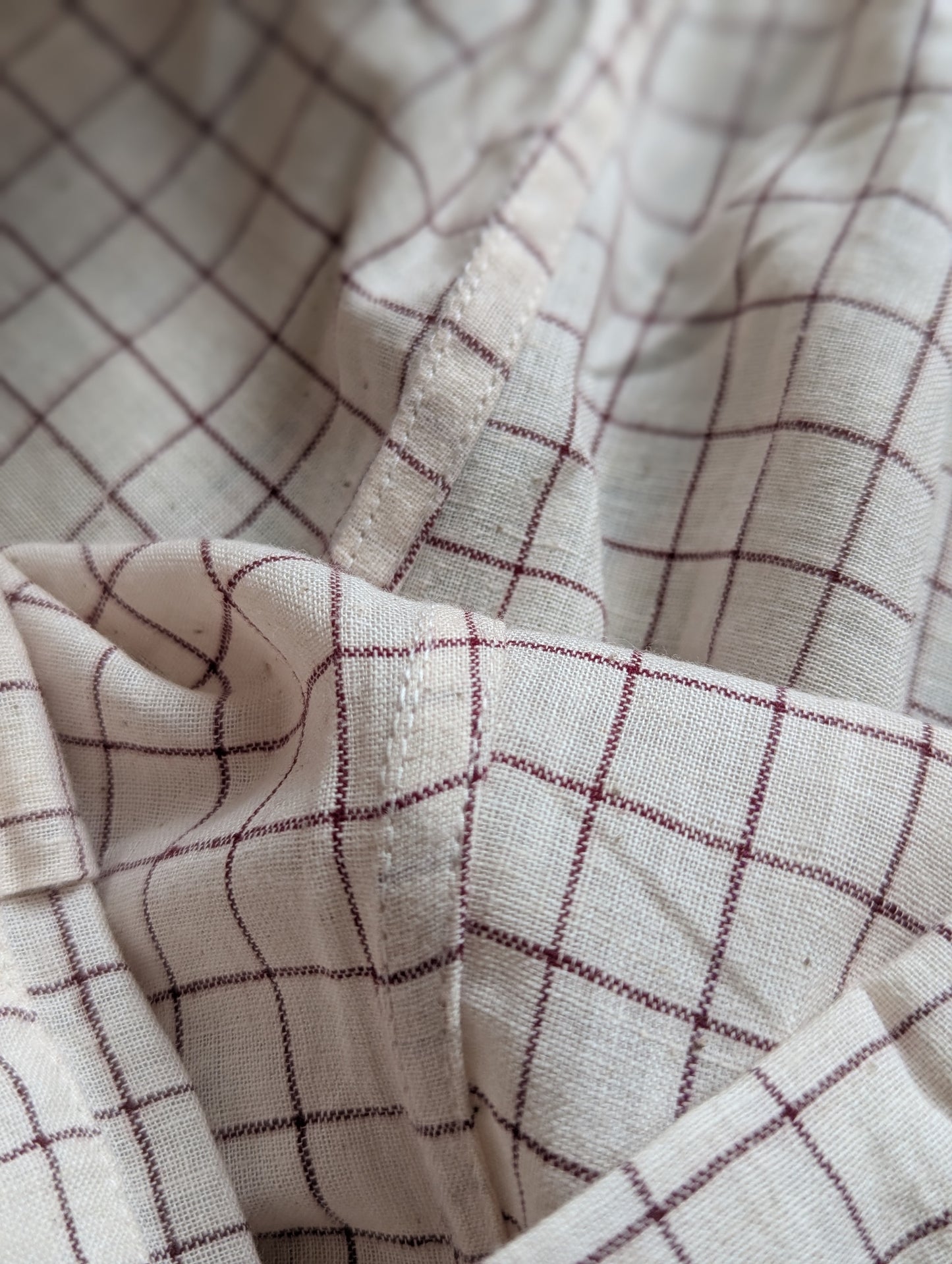 Coconut Checks Mala Trousers