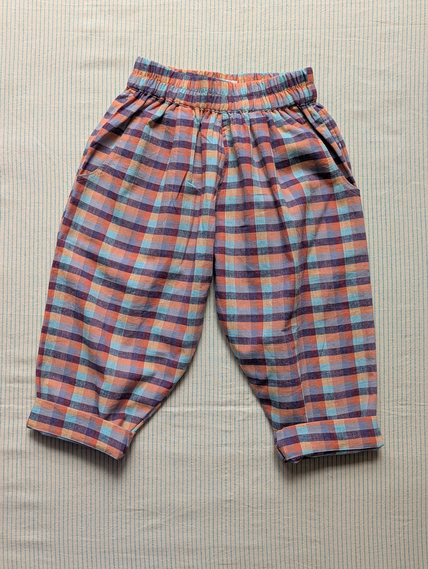 NEW Painter Checks Kurma Kids Trousers