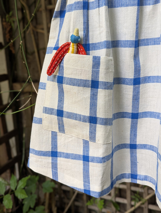 Windowpane Checks Kurma Kids Dresses