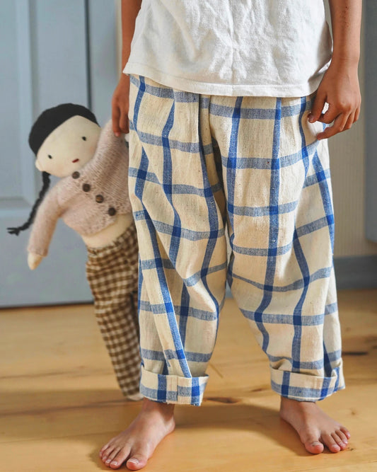 NEW Windowpane Checks Kurma Kids Trousers