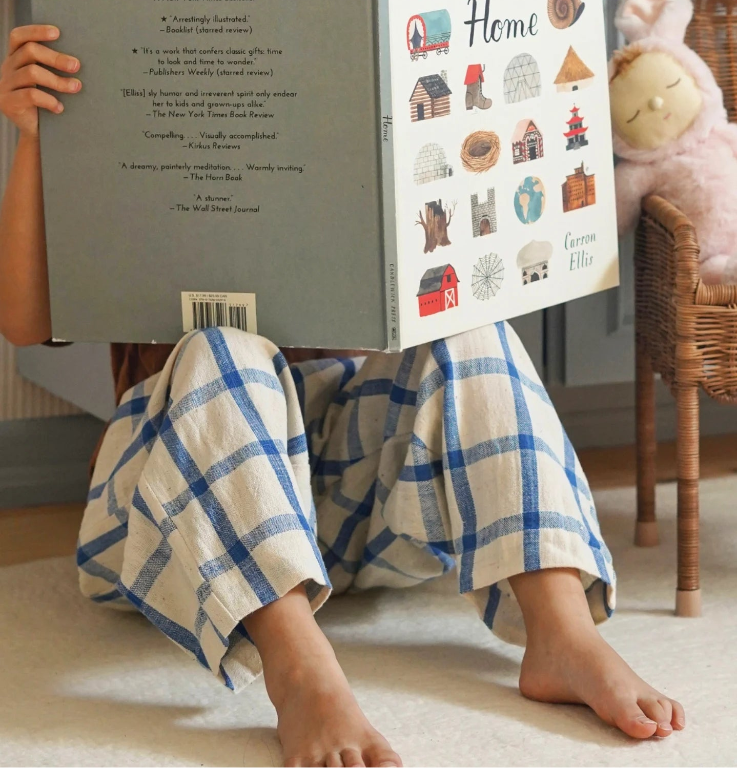 NEW Windowpane Checks Kurma Kids Trousers