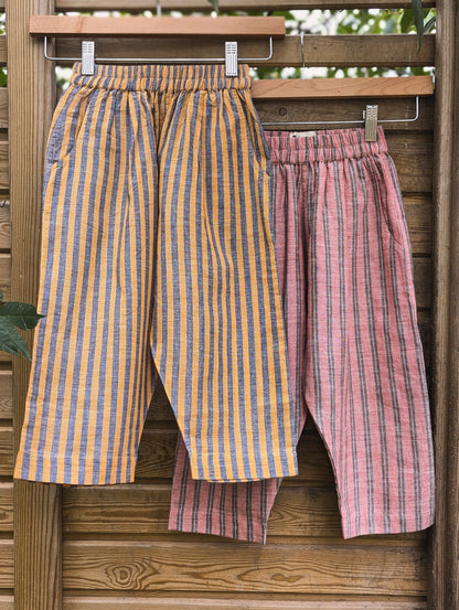 Kulfi Stripes Kurma Kids Trousers