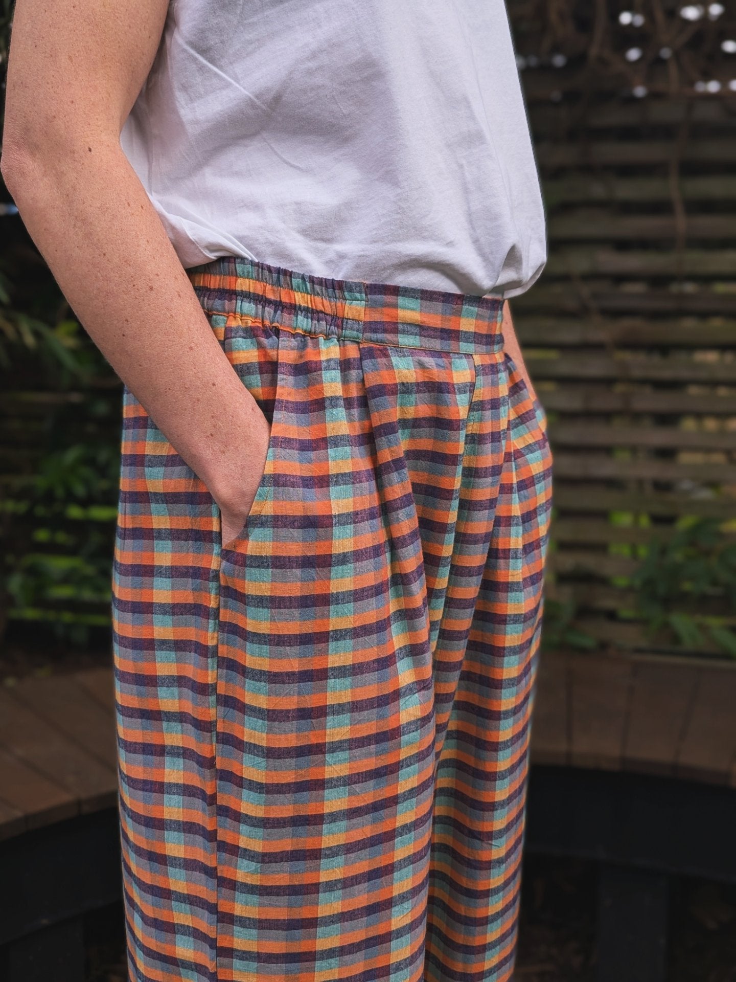 NEW Painter Checks Mala Trousers