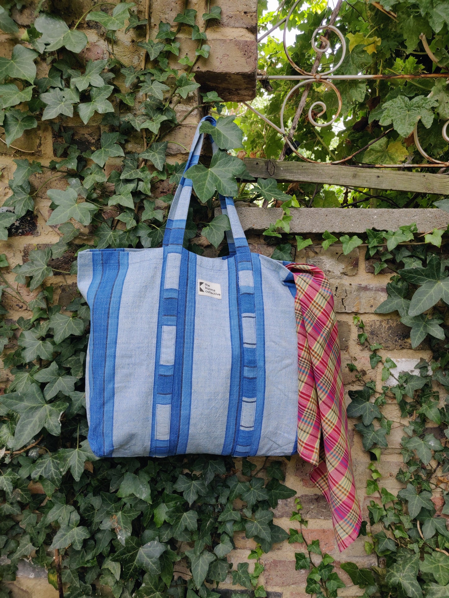 Everyday Bags - Cobalt  Blue Stripes