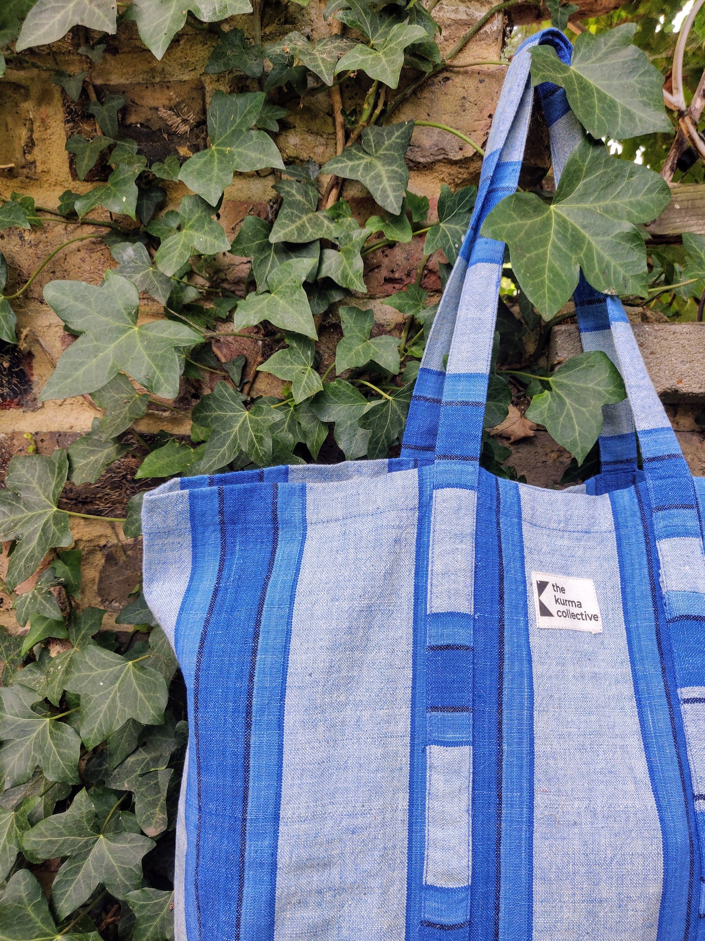 Everyday Bags - Cobalt  Blue Stripes