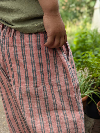 Kulfi Stripes Kurma Kids Trousers