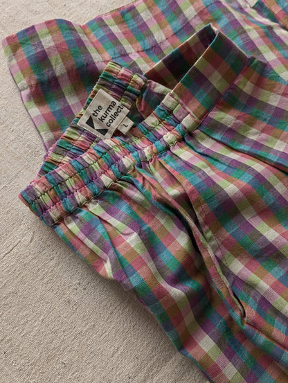 Women's Mala Trousers in Summer Berry Checks