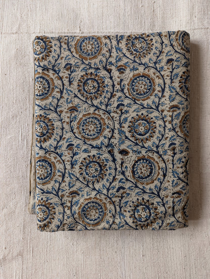 Kalamkari Fabric - Floral Jaali