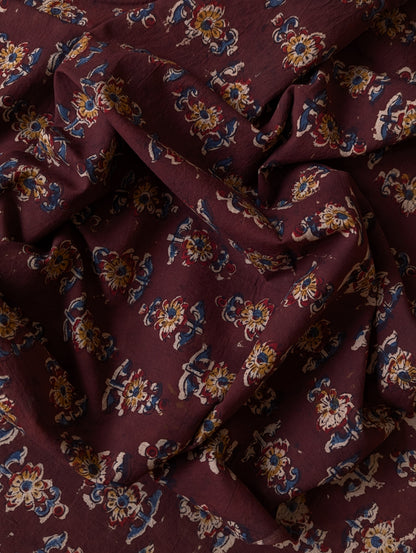 Kalamkari Fabric - Floral Boota