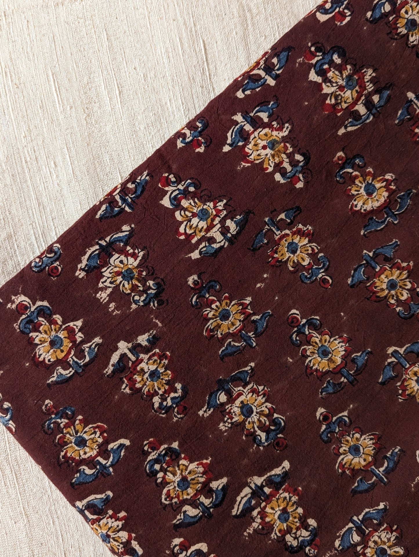 Kalamkari Fabric - Floral Boota