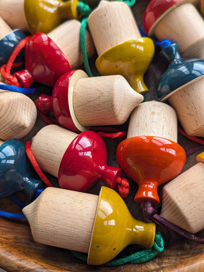 Wooden Acorn Hangings