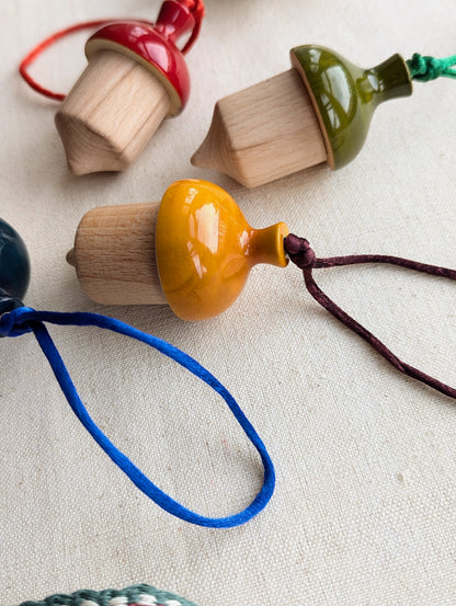Wooden Acorn Hangings