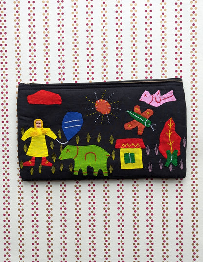 Applique pouches