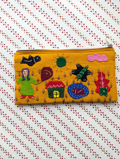 Applique pouches