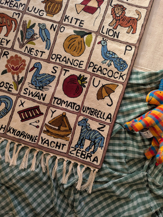 Tapestry Hand Crewel Embroidery ABC - 'Chinaar'