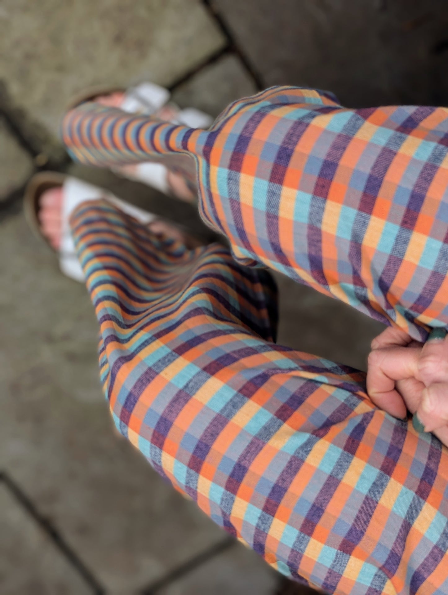NEW Painter Checks Mala Trousers