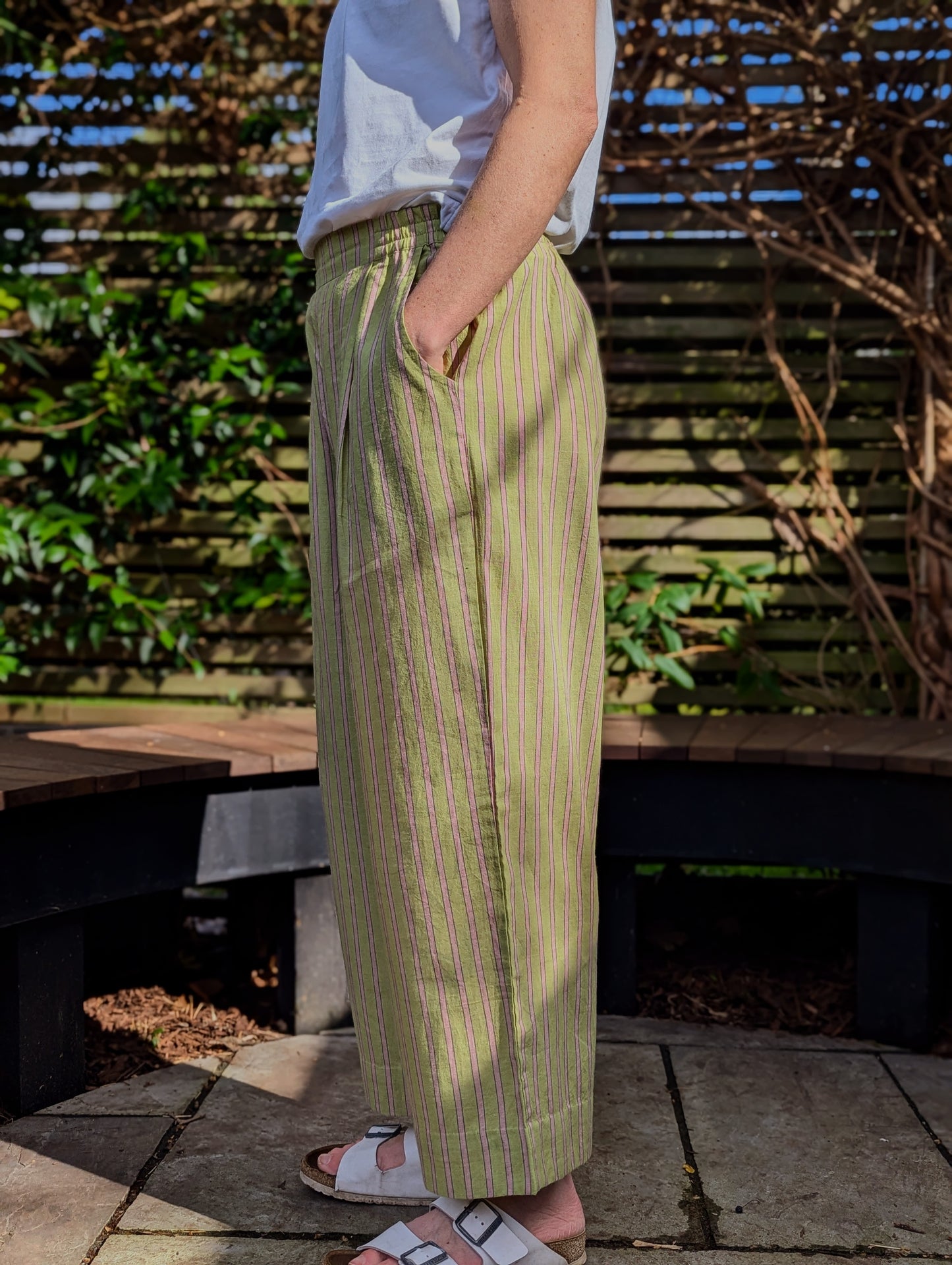 NEW Matcha Stripes Mala Trousers
