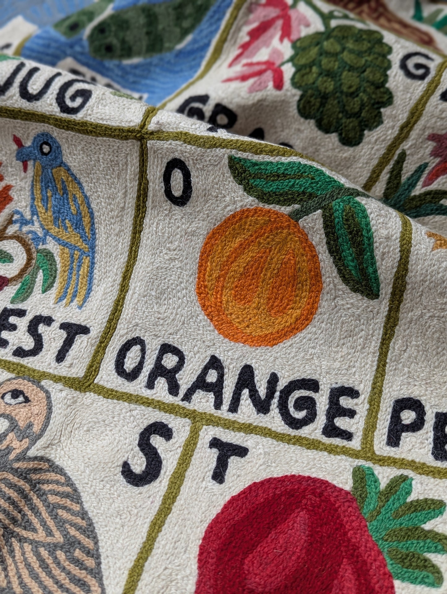 Tapestry Hand Crewel Embroidery ABC - 'Dhaani'