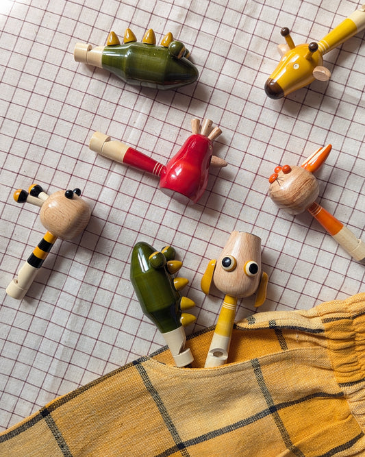 Handcrafted Wooden Whistles