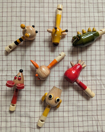 Handcrafted Wooden Whistles