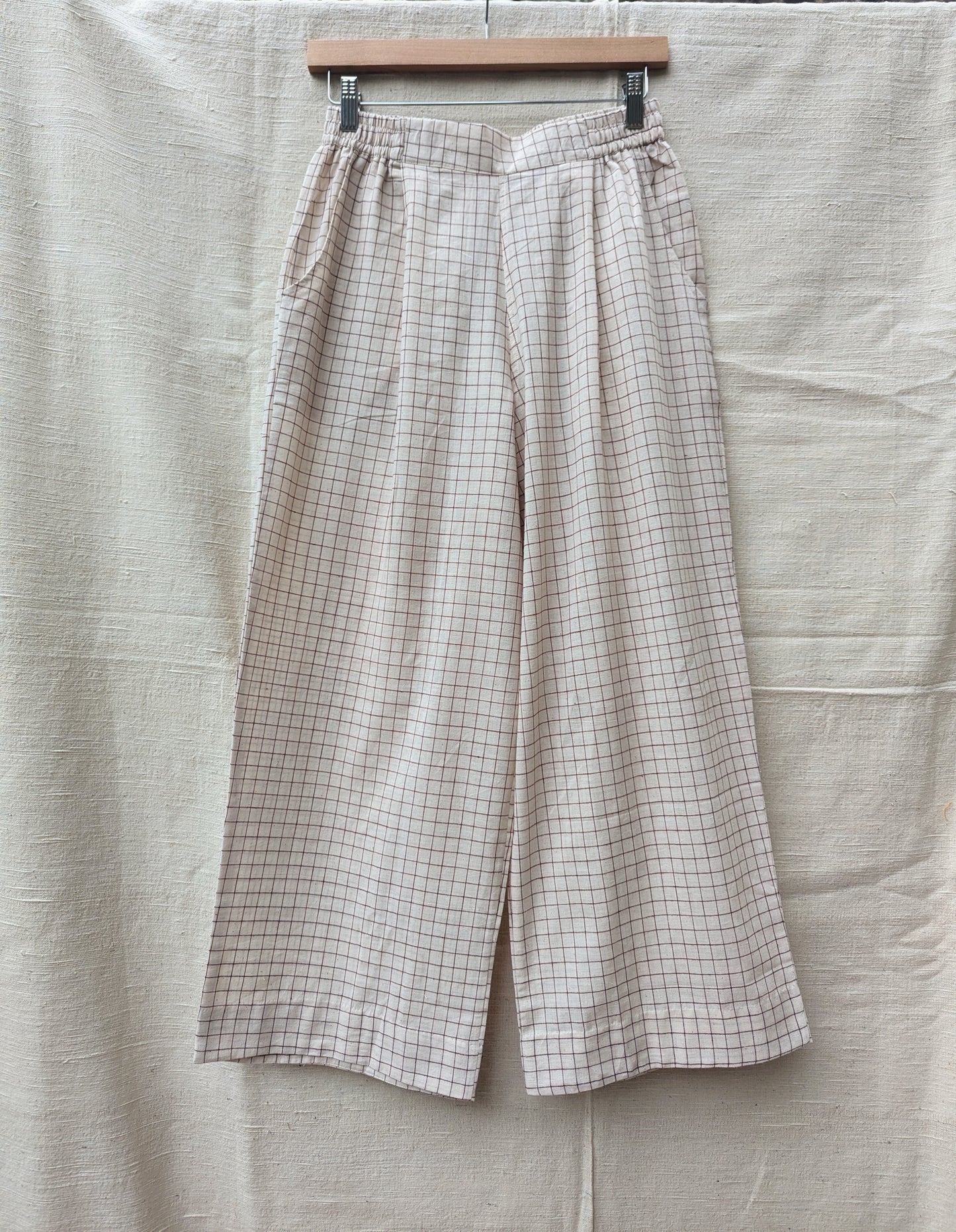 Coconut Checks Mala Trousers