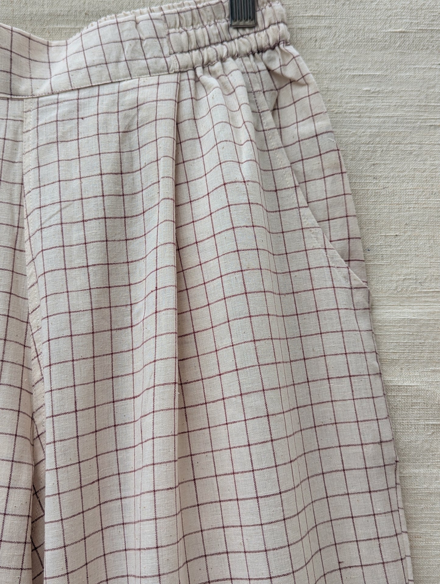Coconut Checks Mala Trousers