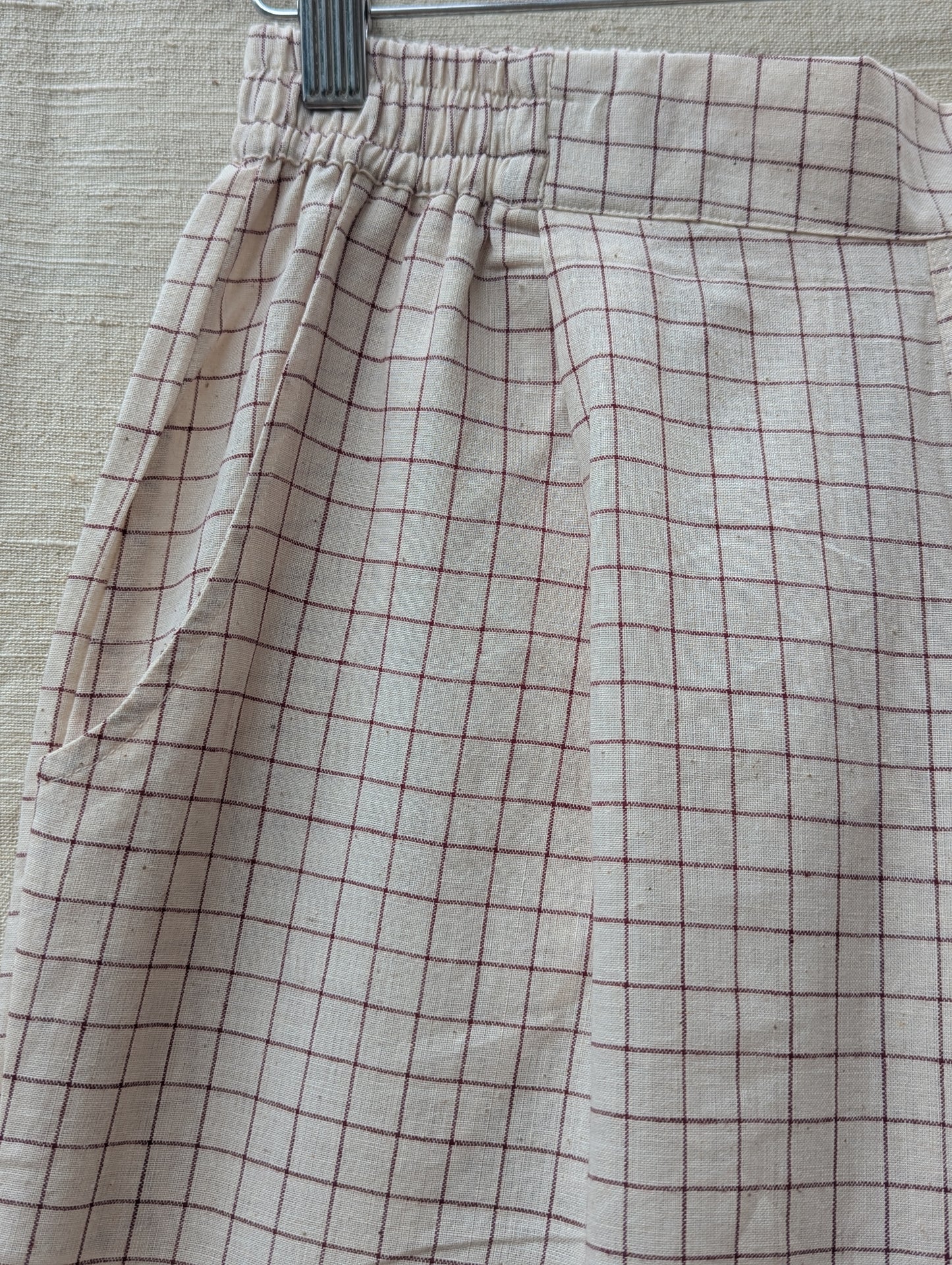 Coconut Checks Mala Trousers