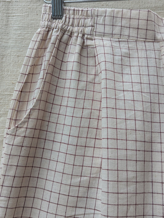 Coconut Checks Mala Trousers