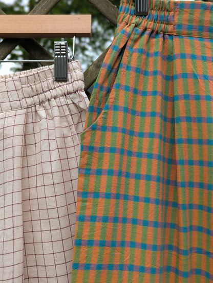 Coconut Checks Mala Trousers