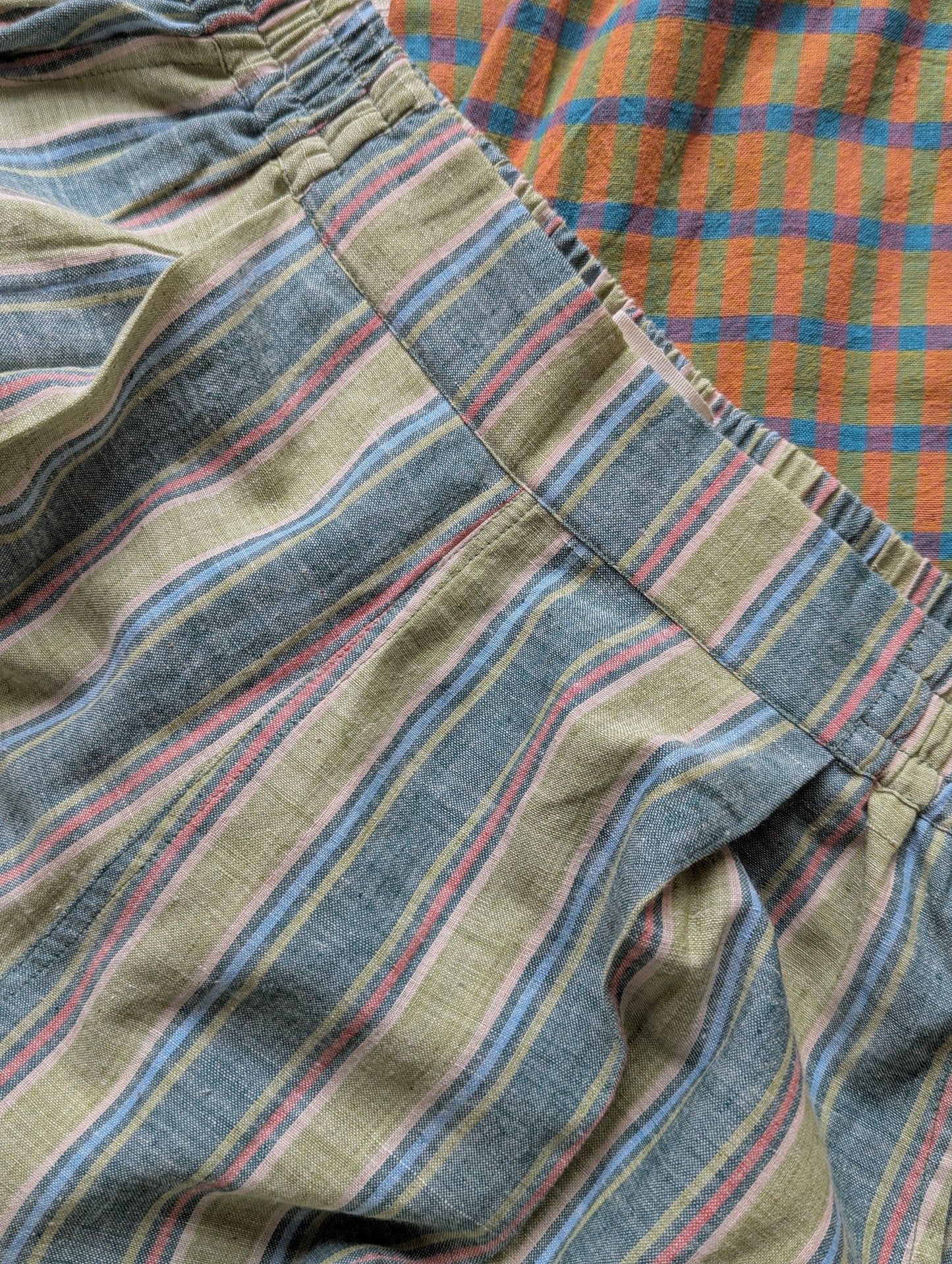Seagrass Stripes (Light) Mala Trousers