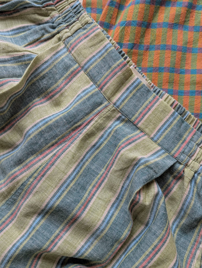 Seagrass Stripes (Light) Mala Trousers