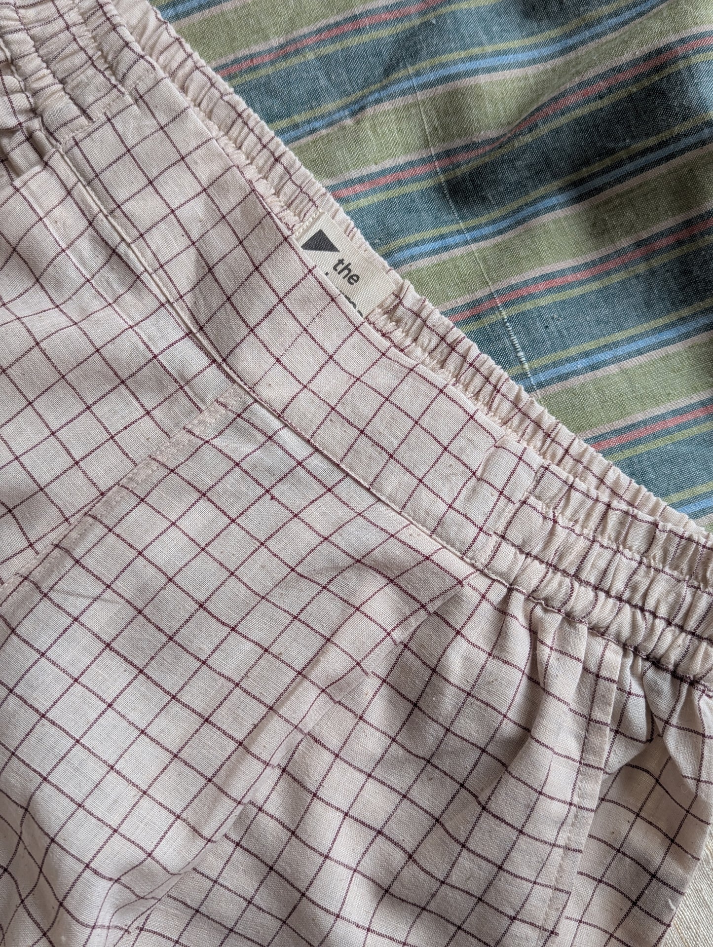 Coconut Checks Mala Trousers