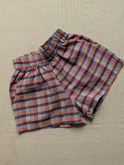 NEW Painter Checks Kurma Kids Shorts