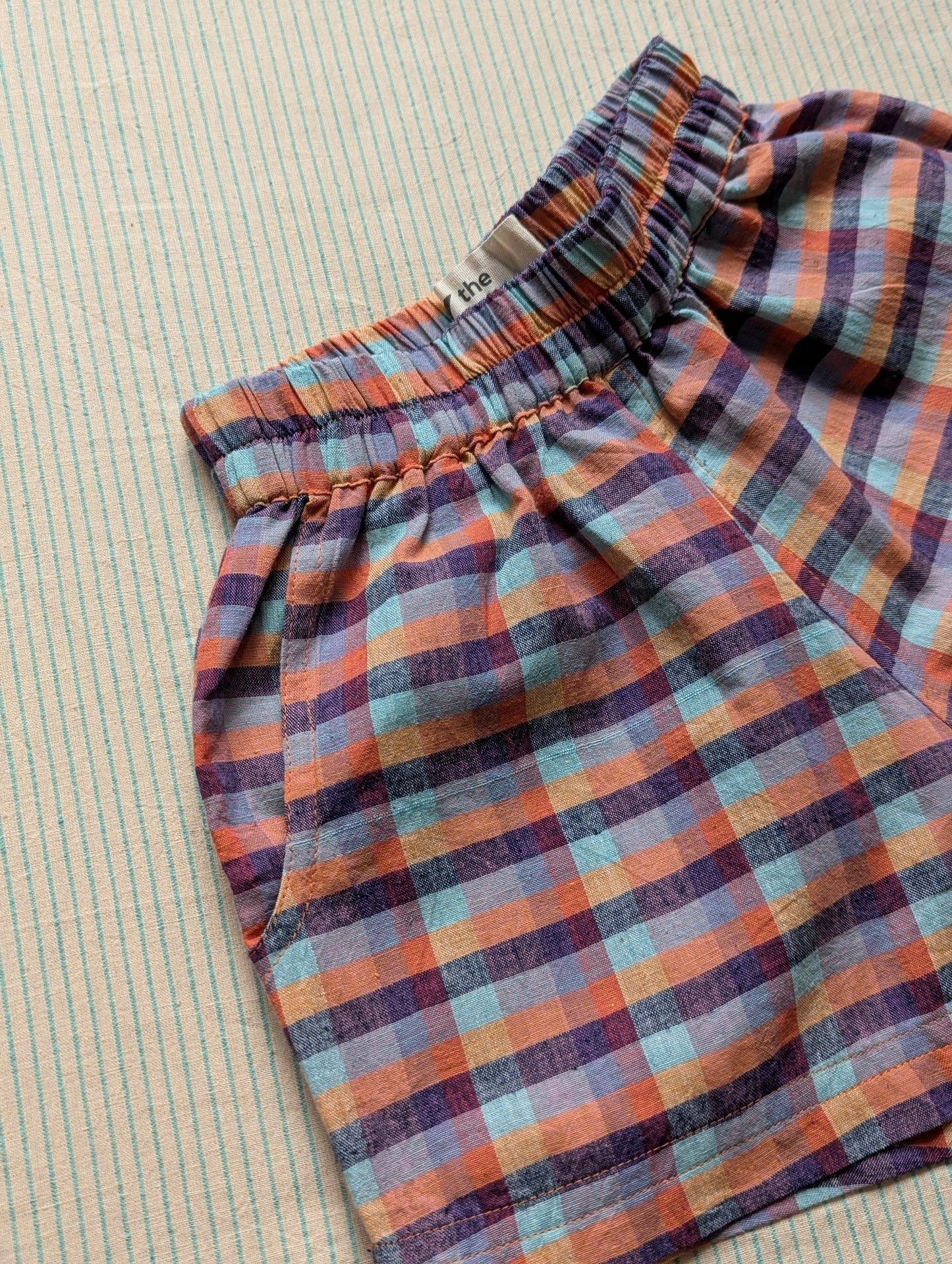 NEW Painter Checks Kurma Kids Shorts