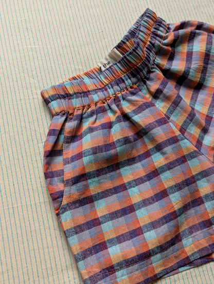 NEW Painter Checks Kurma Kids Shorts