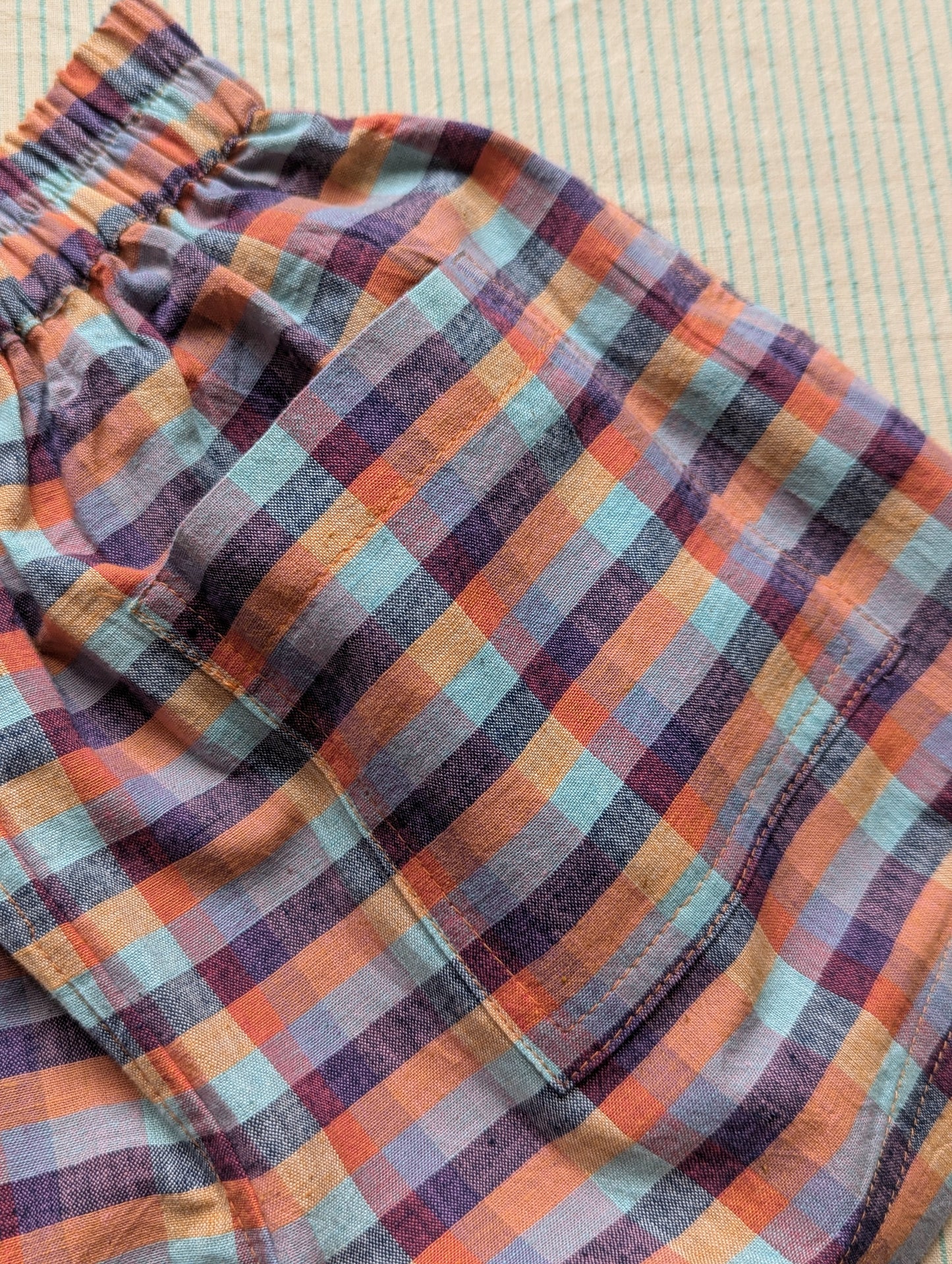 NEW Painter Checks Kurma Kids Shorts