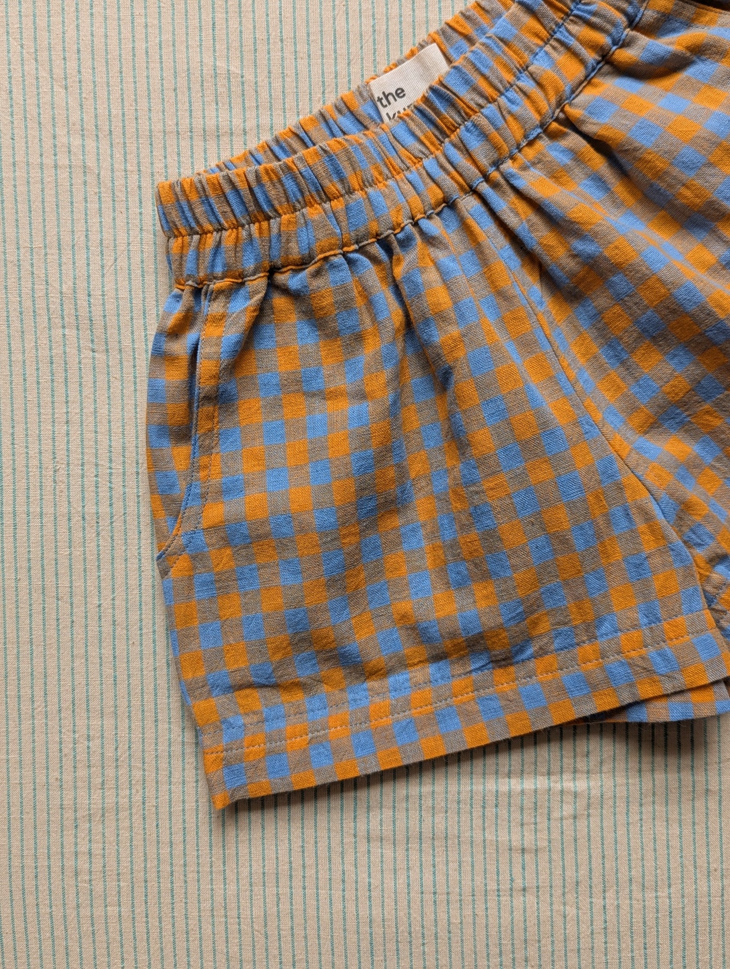NEW Tesu Checks Kurma Kids Shorts