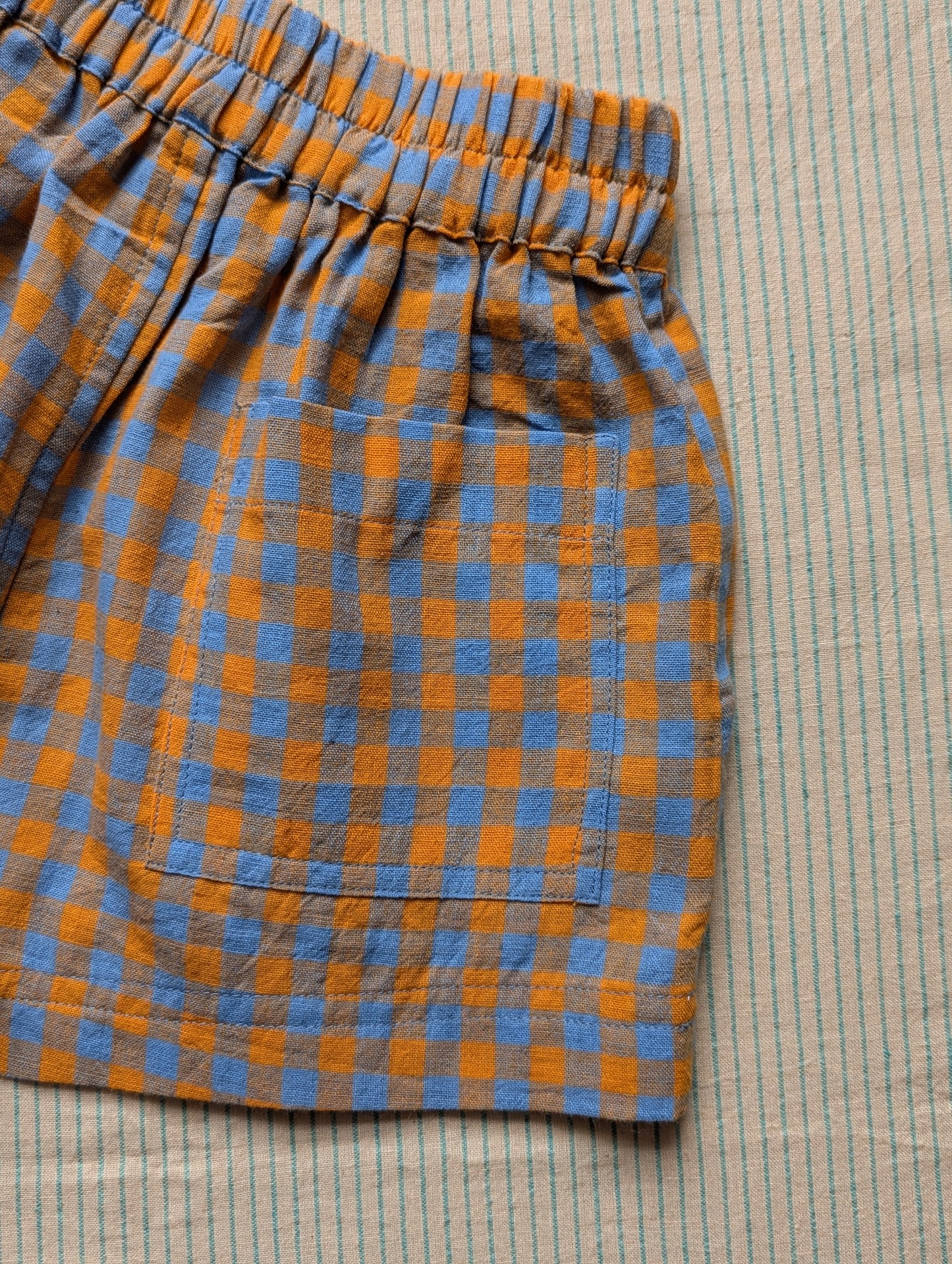 NEW Tesu Checks Kurma Kids Shorts