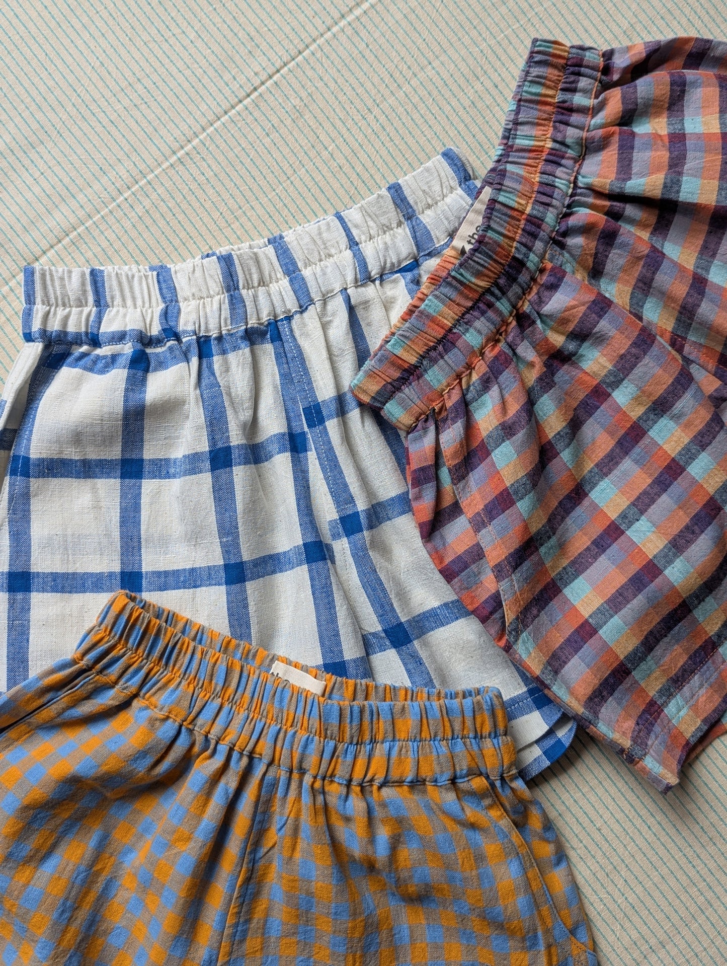 NEW Tesu Checks Kurma Kids Shorts