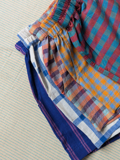 NEW Tesu Checks Kurma Kids Shorts