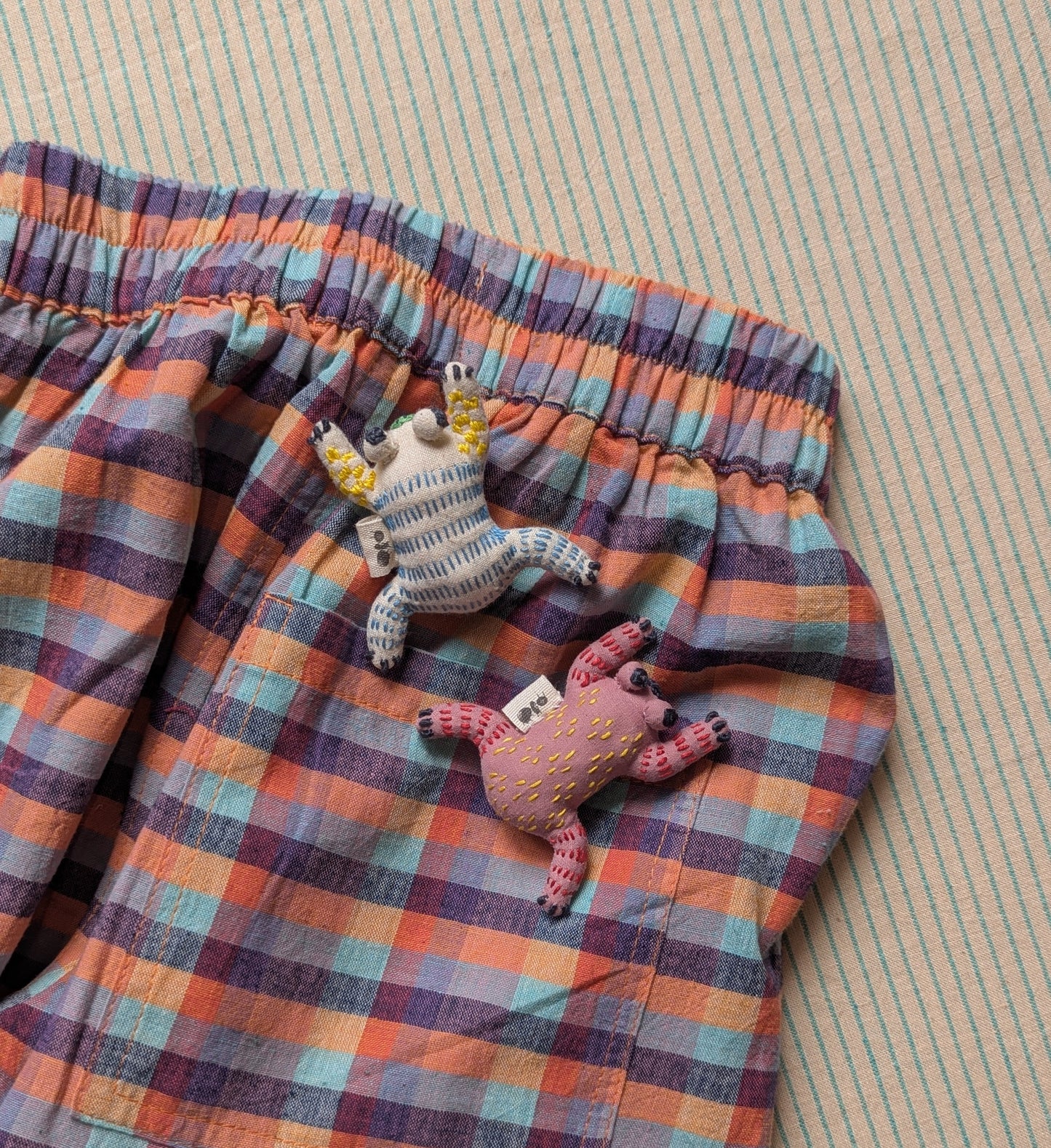 NEW Painter Checks Kurma Kids Trousers
