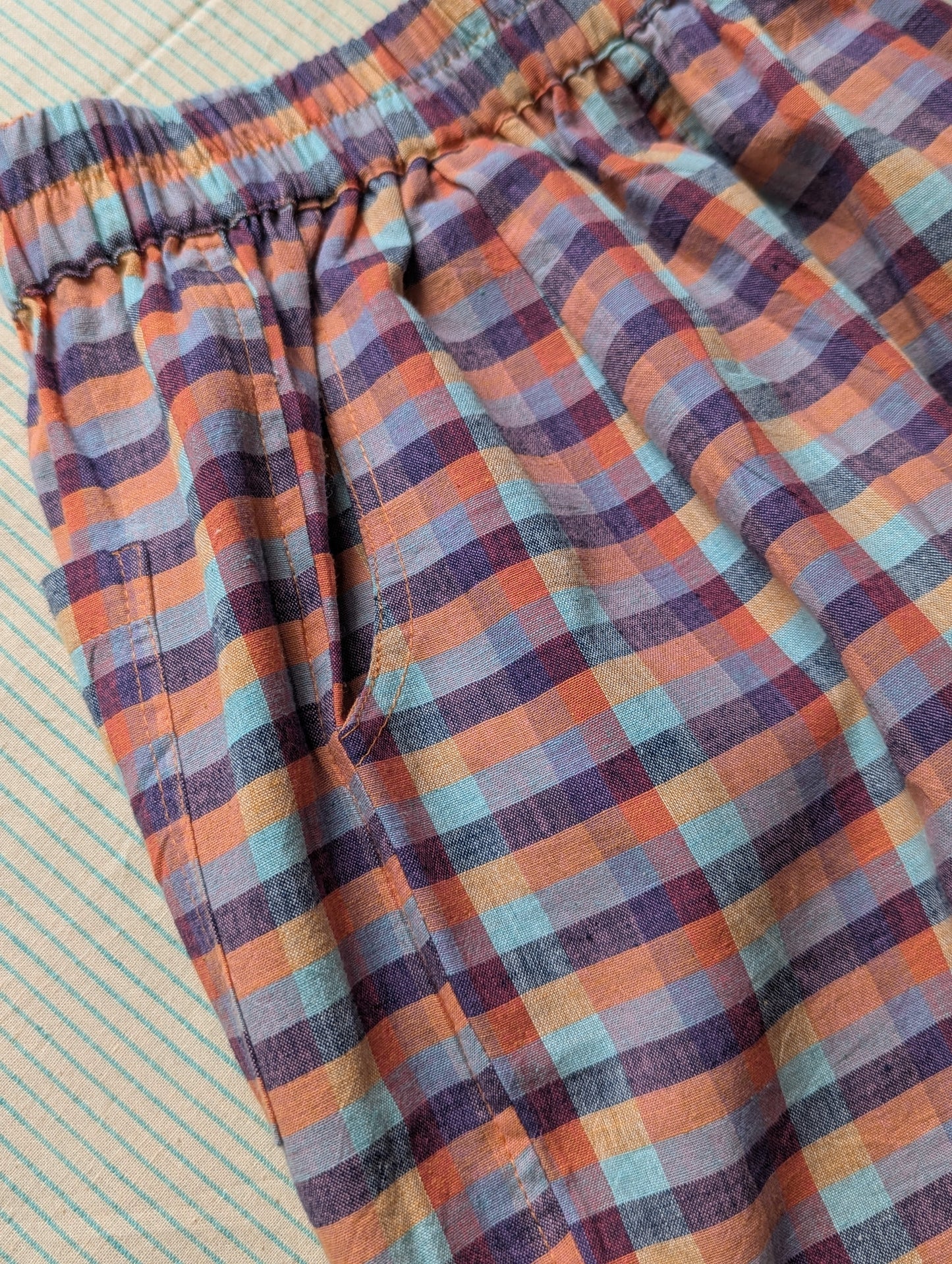 NEW Painter Checks Kurma Kids Trousers
